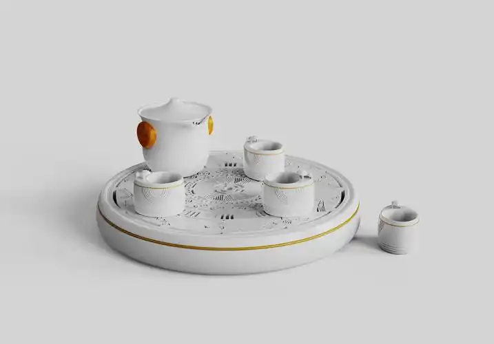 茶具,传统文化,产品设计,文创设计,文创,铜鼓,广西铜鼓,茶具设计