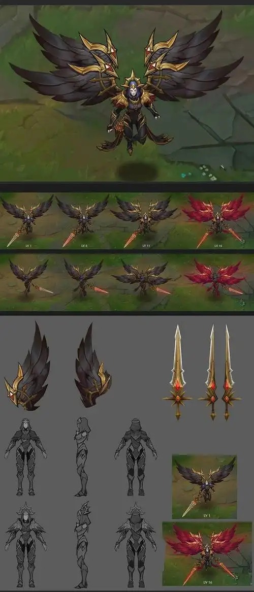 正义天使凯尔钢铁审判官角色设计图