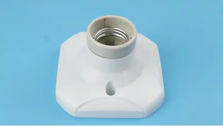 陶瓷灯座大功率e27螺口灯头防水耐高温led节能灯明装吸顶灯座rayxin 6