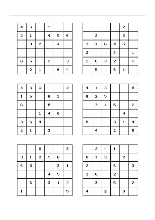 六宫格数独比赛练习卷32333