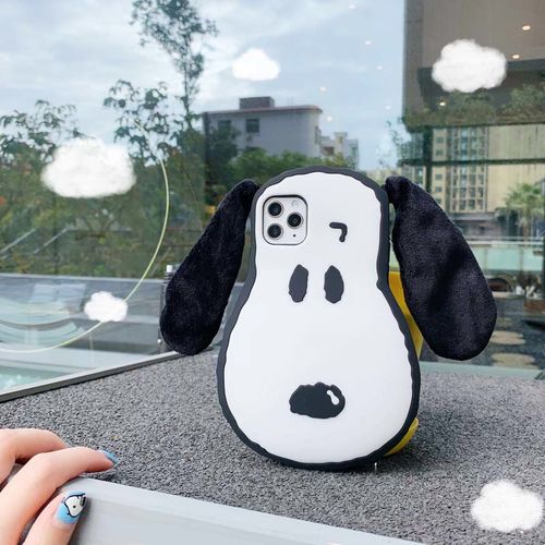 蔡敏敏手机壳史努比苹果12promax软胶xsmax全包适用于78防摔套xr