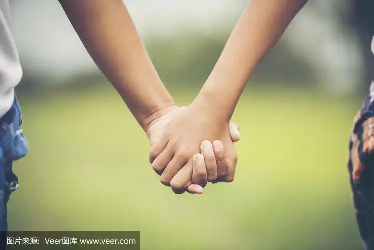 女孩,两个人,友谊,手牵手,派克大街