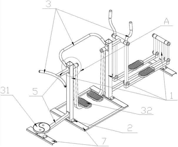 一种组合式运动健身器材的制作方法