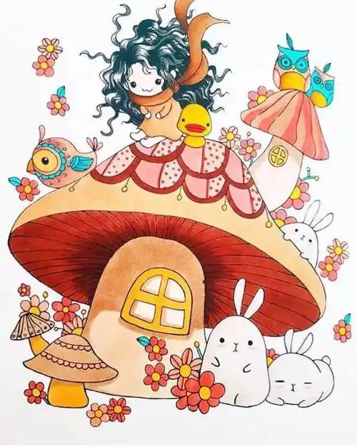 【手绘】色彩丰富儿童画推荐_手机搜狐网