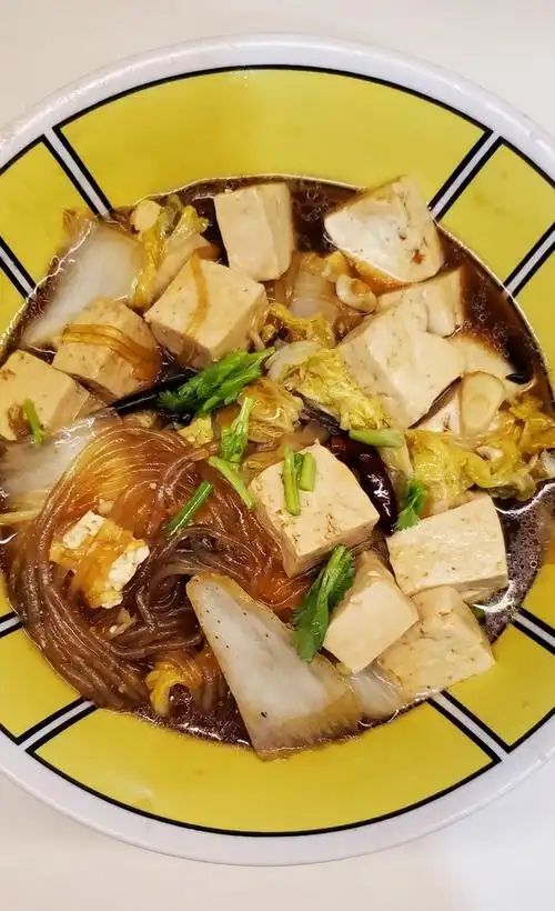 家常白菜豆腐炖粉条的做法