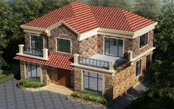 【农村自建房】二层欧式别墅,简单实用,一家人刚刚好