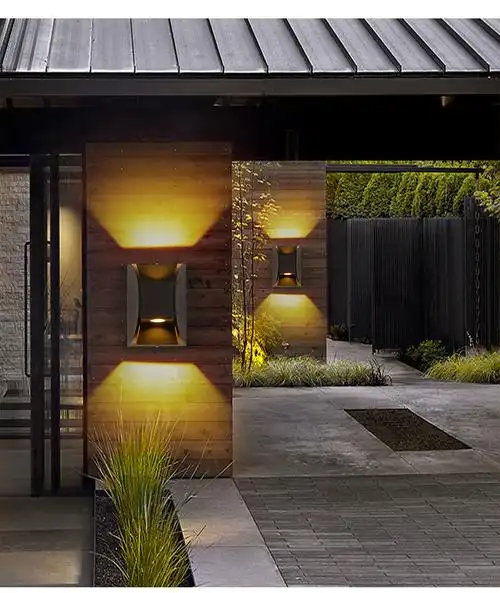 洗墙灯户外led壁灯外墙室外防水门口庭院灯卧室过道阳台楼梯墙壁灯