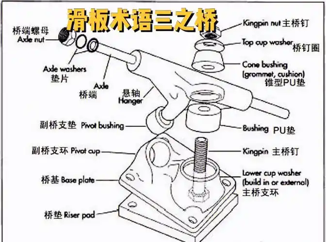 滑板基本术语解析第三课桥