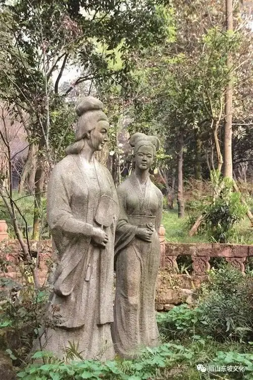 探秘眉山雕塑 | "八娘伴母" 岁月静好