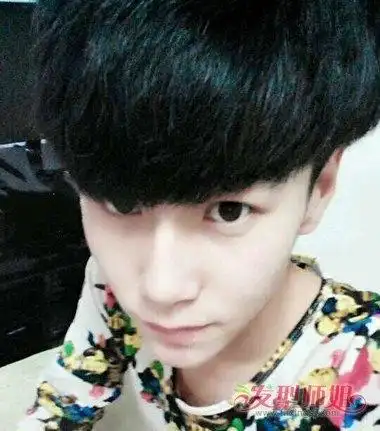 快手刘叉叉花子头男生短花子头发型图片