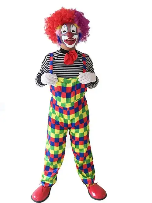 万圣节小丑服装化装舞会服装舞台表演服饰成人小丑服马戏团表演服