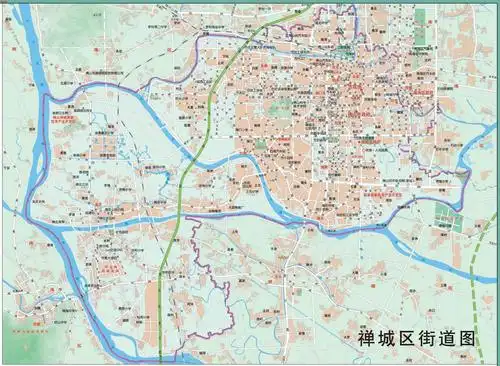 佛山市禅城区电子地图全图,佛山市禅城区电子地图高清版下载 - 8264