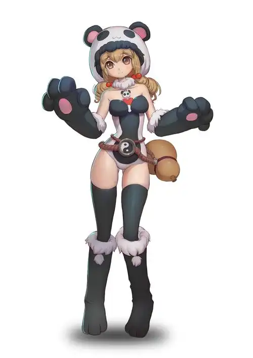 熊猫女|插画|游戏原画|动漫迷100100 - 原创作品 - 站酷 (zcool)