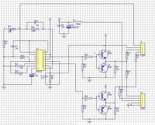 sg3525逆变器前级驱动板接线图
