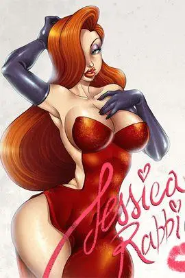 卡通人物兔子杰西卡(jessica rabbit)插画欣赏#采集大赛