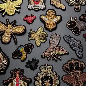 绣花徽章图案大布贴刺绣贴布定制胸章衣服装饰贴花时尚补丁贴小号