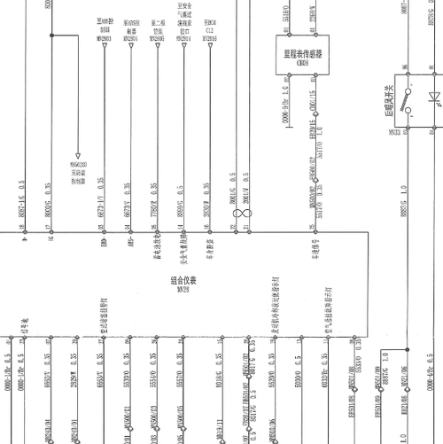 2015年依维柯仪表电路图