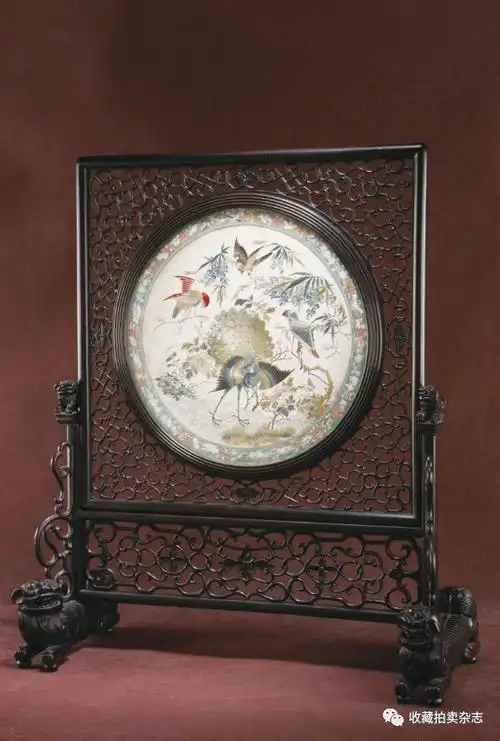 广绣绣屏从隔断到壁上观藏拍赏鉴