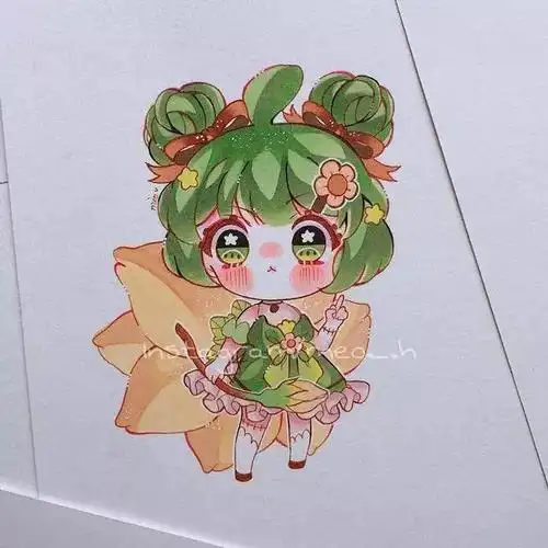 初学者学q版人物漫画(萌化心的q版马克笔漫画)(24)