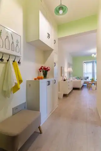 70平米三居室玄关装修效果图