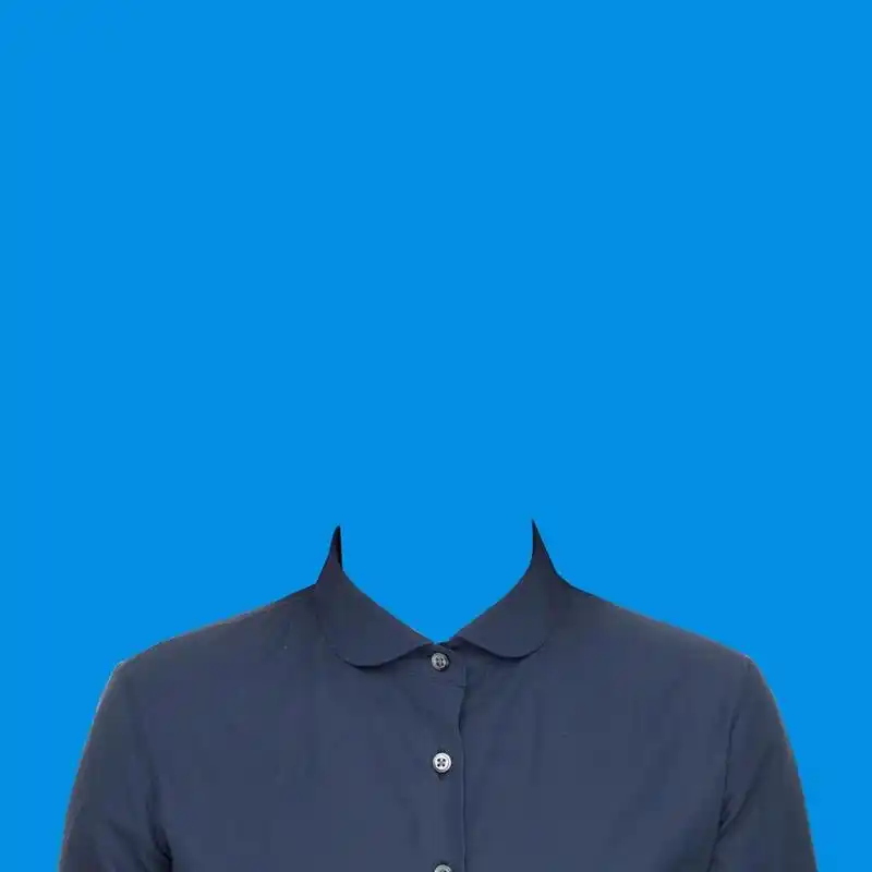 蓝底证件照服装素材/款式很多/高清原图自取 实现证件照自由全靠它啦!