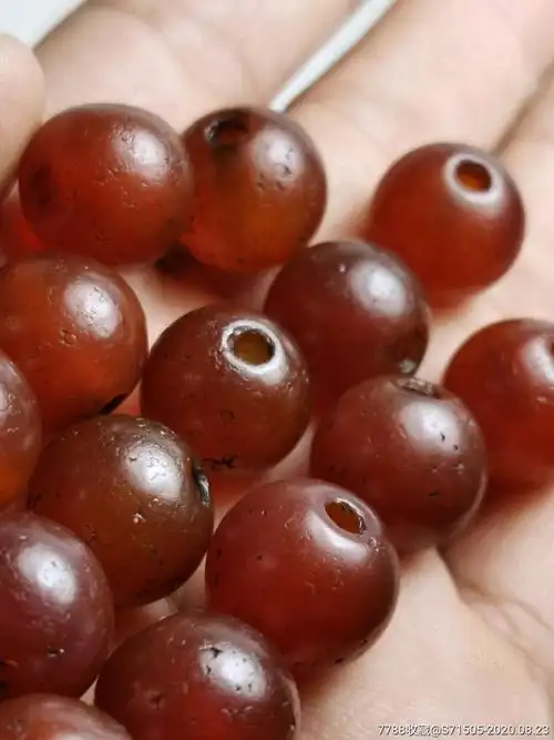 辽金老玛瑙珠子,直径1.