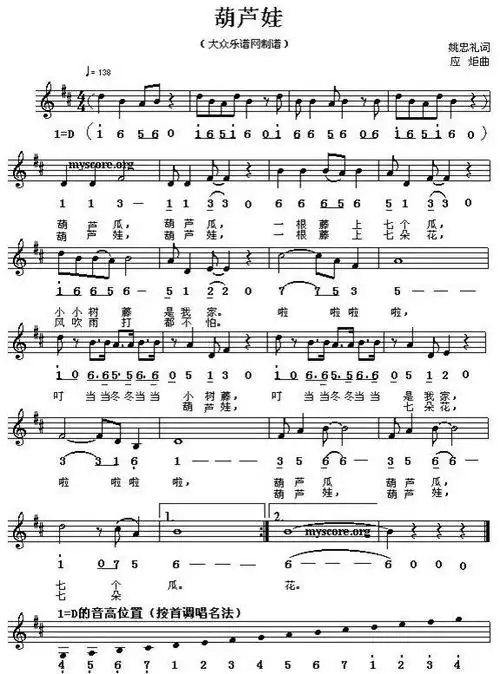 儿歌简谱(儿歌简谱大全100首)-淘淘时尚网