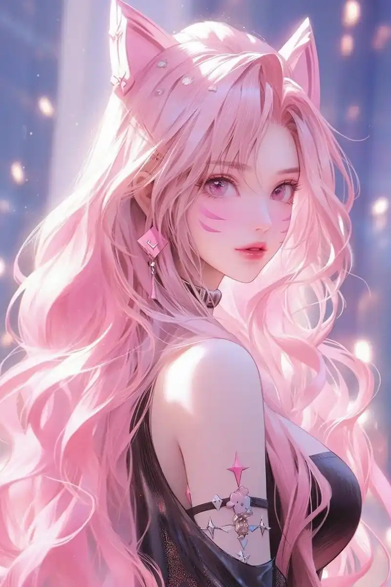 甜心壁纸8215女团kda阿狸美少女赛博动漫头像