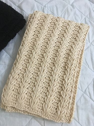 围巾心心相扣成品diy手工编织手织情侣男生围巾