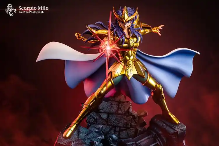 黄金圣斗士! 天蝎座雕像摄影
