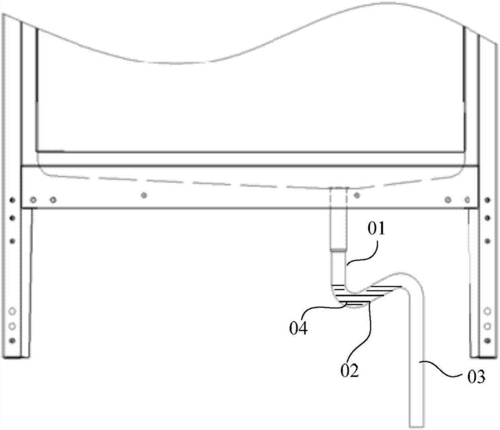 一种冷冻冷藏装置用排水管及冰箱制造方法及图纸