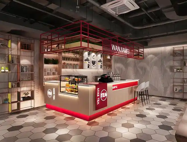 奶茶吧台_加酷设计空间-站酷zcool