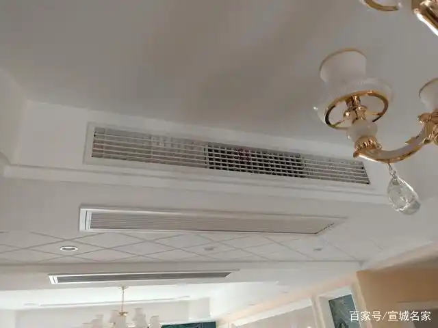 家用中央空调安装完成实景效果图给想装的参考!