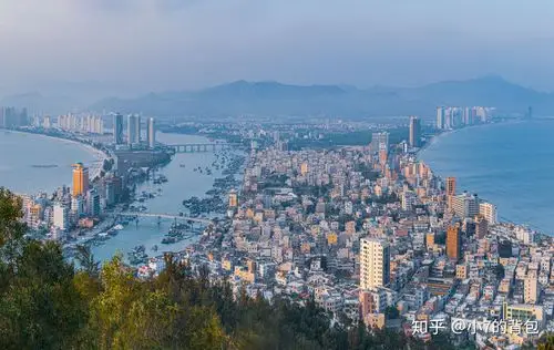 双月湾全景图中国惠州