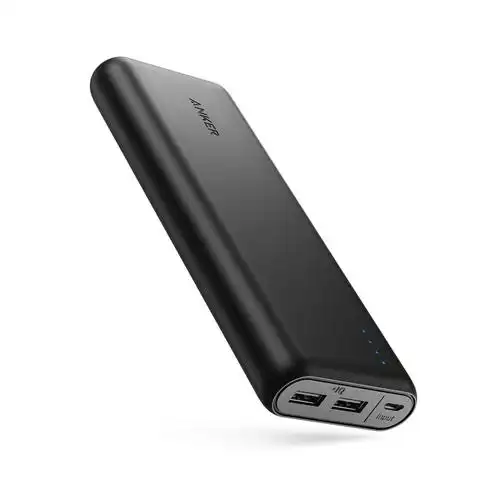 anker powercore20000mah毫安快充多口移动电源双口充电宝a1271