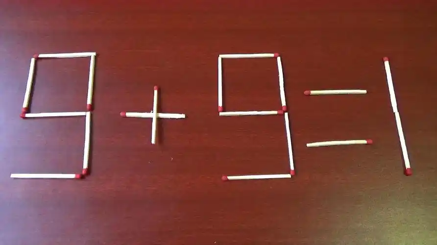 初中智力题,移动1根火柴使等式成立,我只用了8秒,你可以吗?