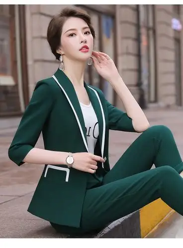 粉色西装 长裤 s【图片 价格 品牌 报价】-京东