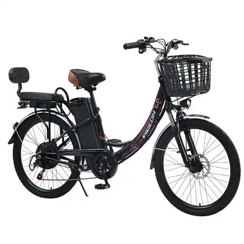 飞鸽男女长跑可带人新款电动车代步通用电瓶车电动电动自行车