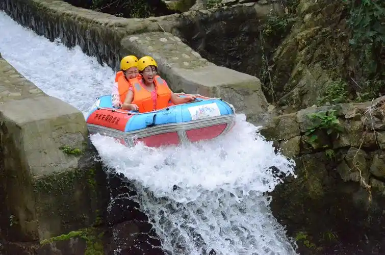 湖州安吉将军关探险漂流电子票售票窗口取票激情漂流