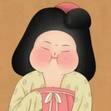 胖女孩古风头像高清q版可爱的卡通古装胖女孩图片头像女生头像美头