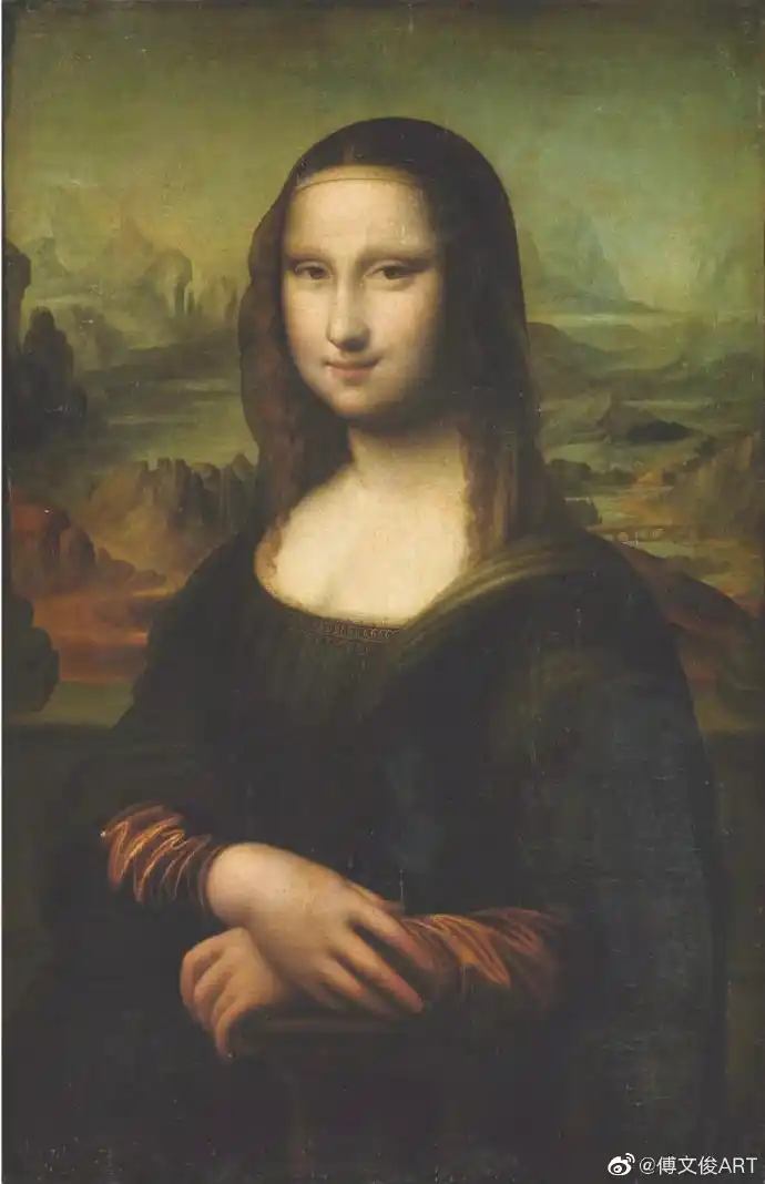 遇见艺术#《蒙娜丽莎》李奥纳多·达·芬奇工作室 布面油画 81×52.