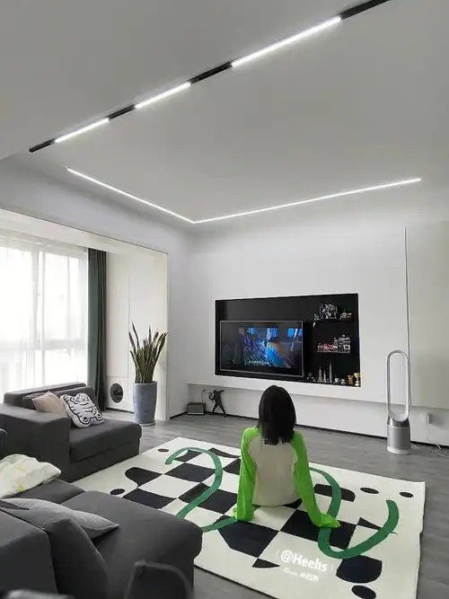 装修三室变两室不吊顶也可以实现无主灯