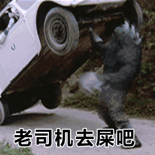 老司机翻车表情包