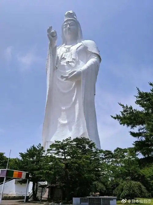 #在仙台#仙台大观音位于仙台市泉区山上的大观音像,是日本第一大观音,