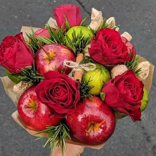 好看又好吃的夏日水果花束