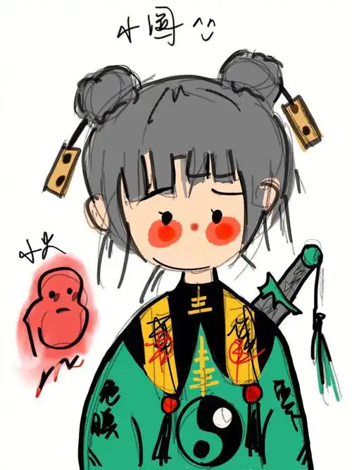 头发炸毛  #小道姑不知道为什么乱糟糟的觉得很可爱92可能在我