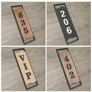 数字贴3d立体门牌号