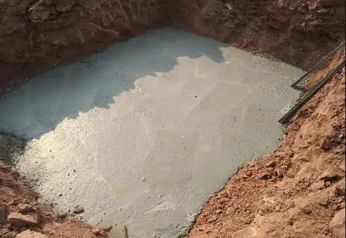 素砼垫层保护地基,让基础钢筋砼受地下水等侵蚀损坏减低,并提供