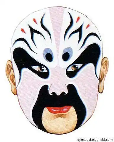 京剧人物脸谱