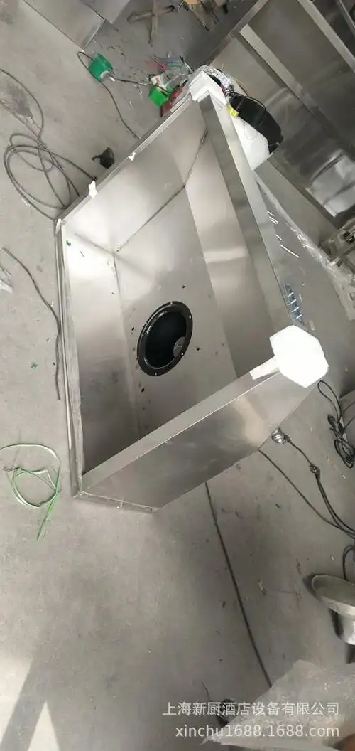 商用厨房抽油烟机不锈钢排烟罩吸油烟机大吸力饭店排烟罩一体设备